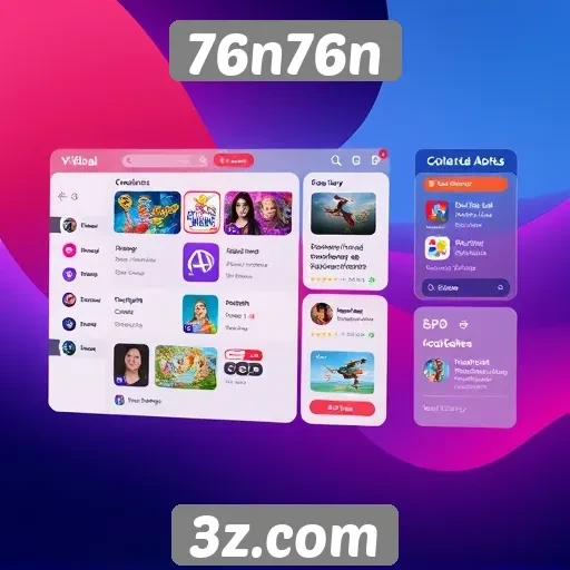 Interface do usuário do 76n76n e sua usabilidade